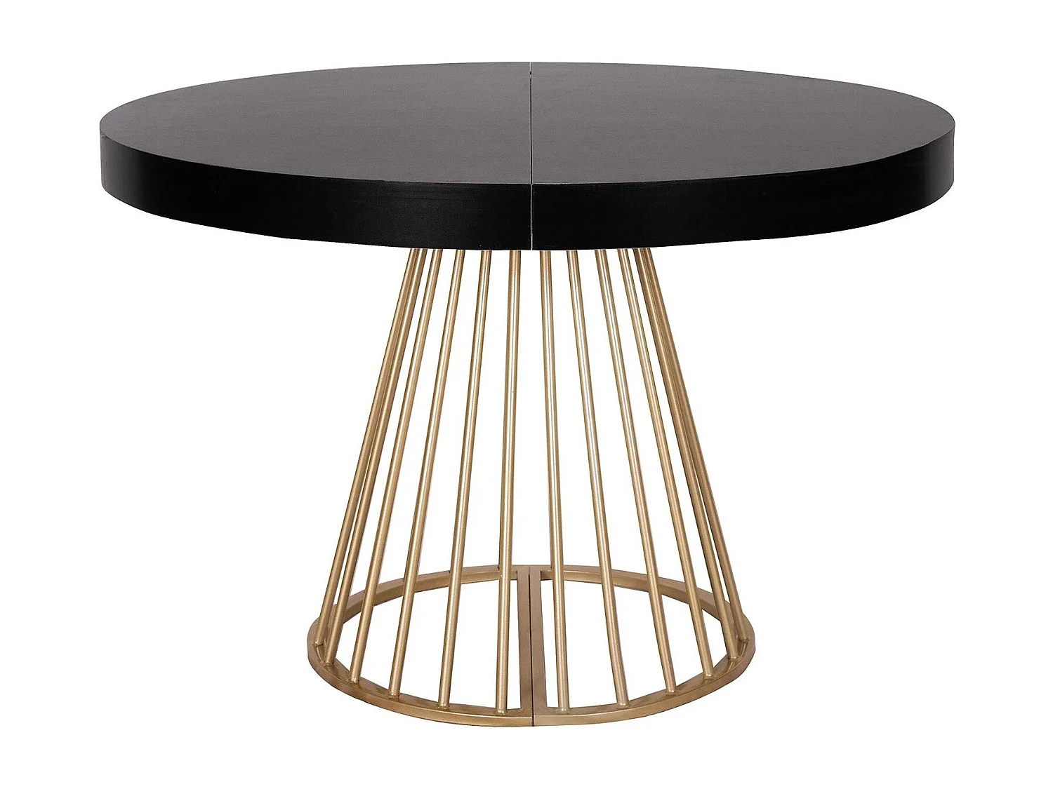 Table de Repas Extensible "Resoa" 110-260cm Noir
