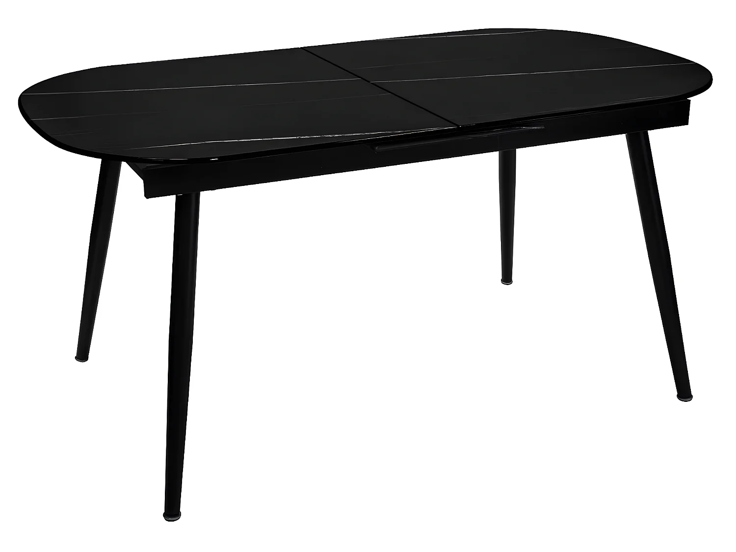 Table de Repas Extensible "Mapu" 160-200cm Noir