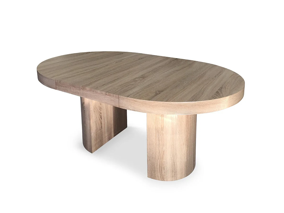 Table Repas Extensible "Simona" 110-260cm Chêne