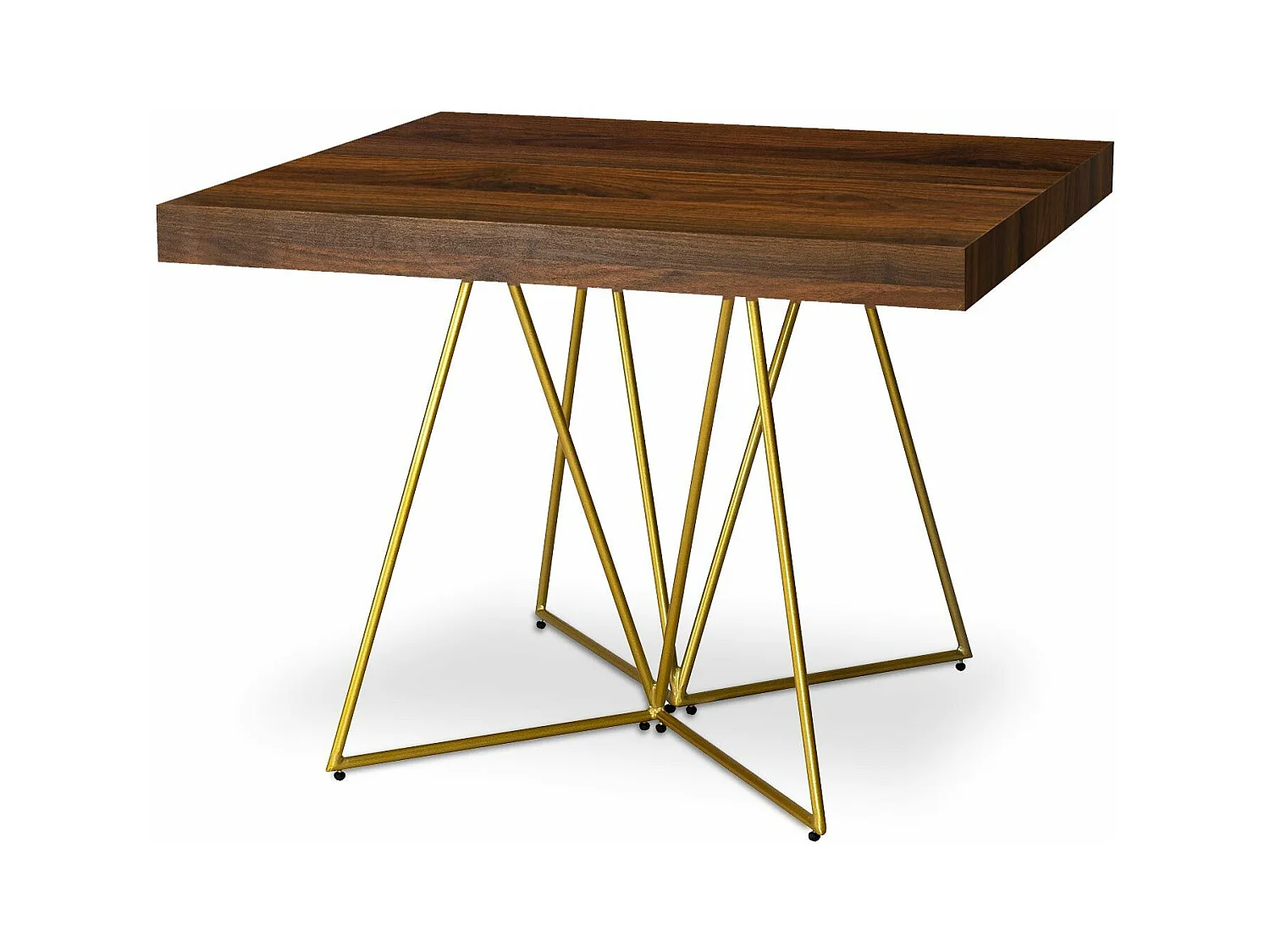 Table de Repas Extensible "Lanei" 90-240cm Noisette