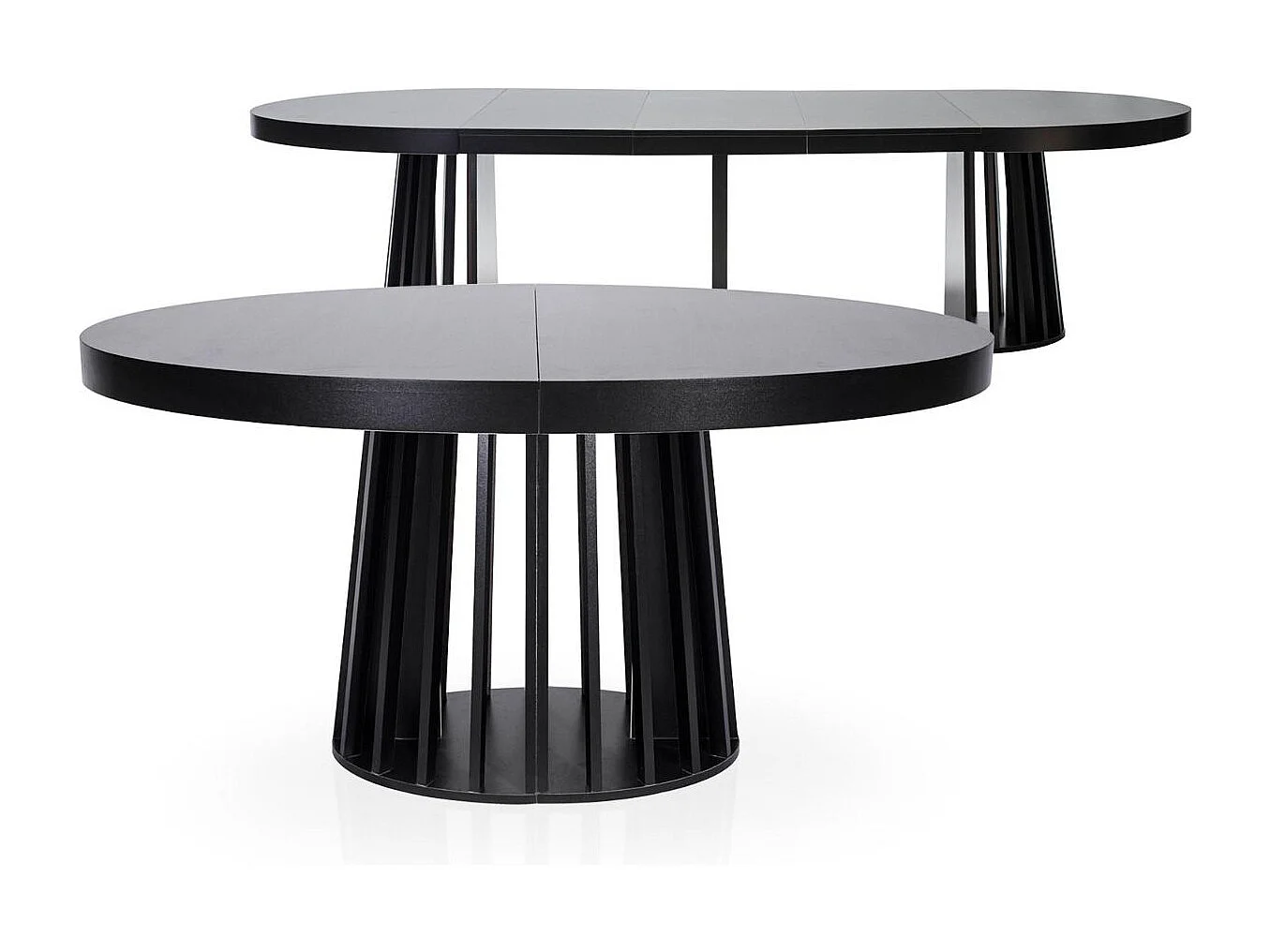 Table de Repas Extensible "Laize" 150-300cm Noir