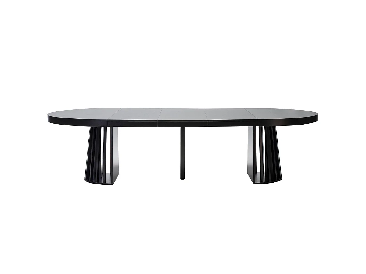 Table ovale extensible Eliza Noir