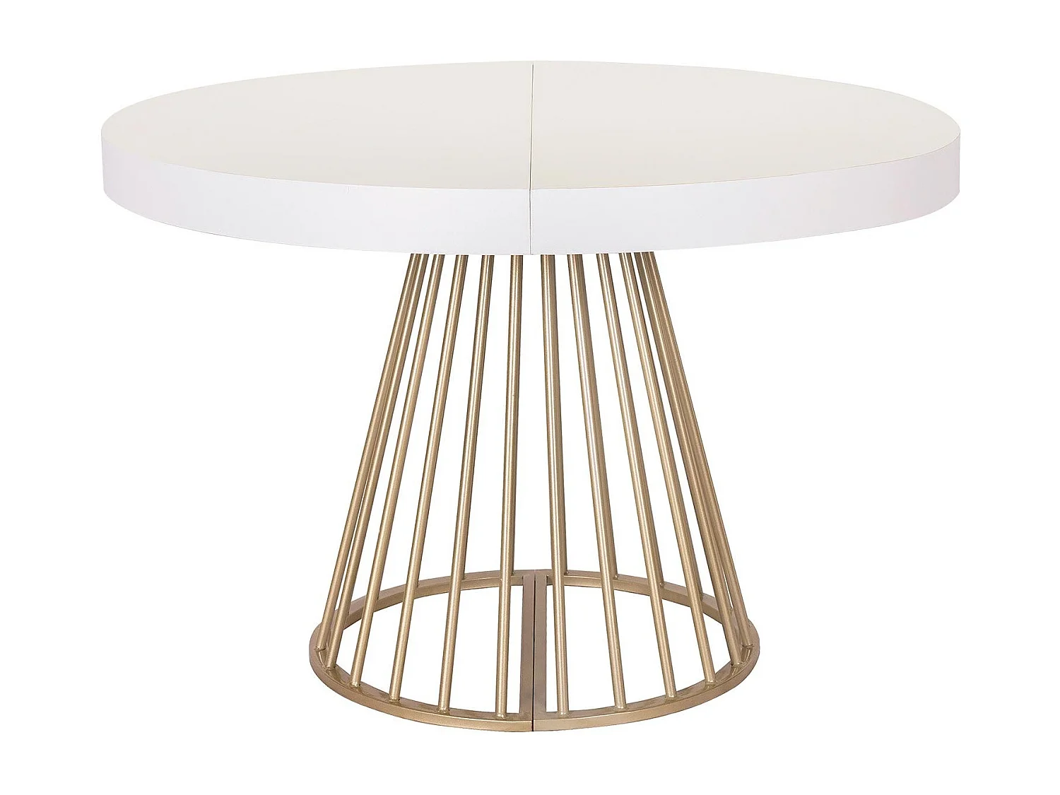 Table de Repas Extensible "Resoa" 110-260cm Blanc