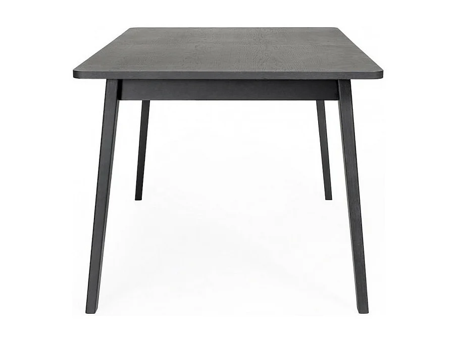 Table à Manger Extensible "Skagen" 140-180cm Noir