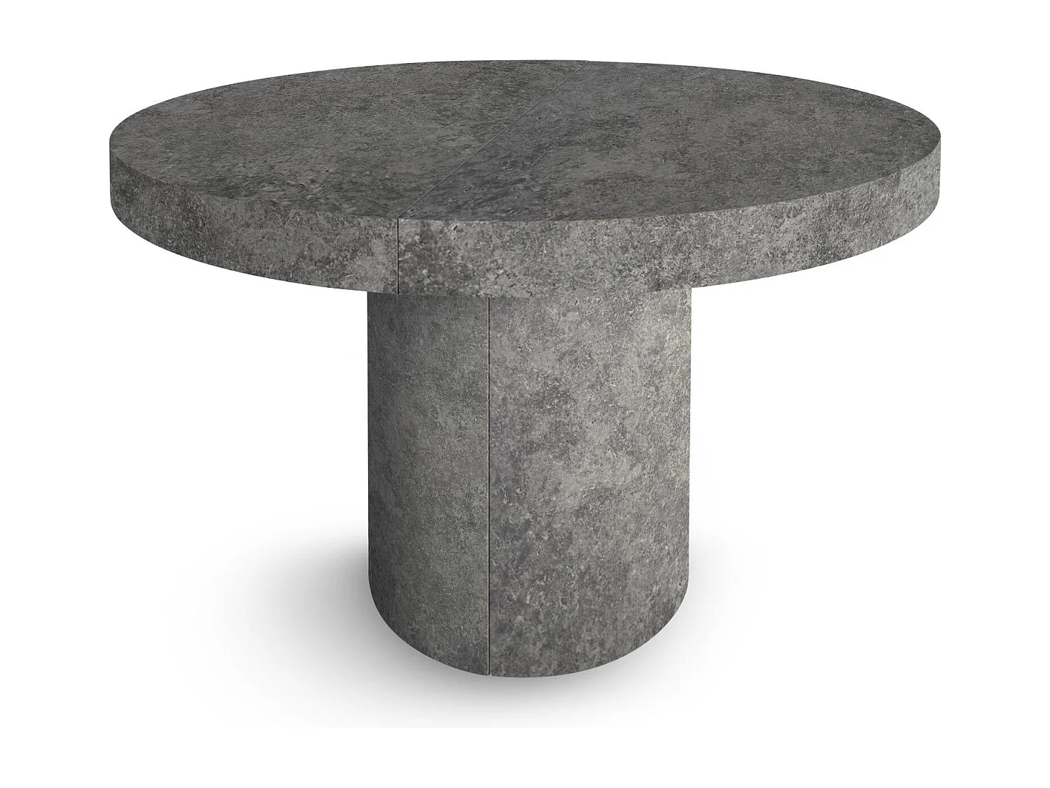 Table ronde extensible Suzie Effet Béton