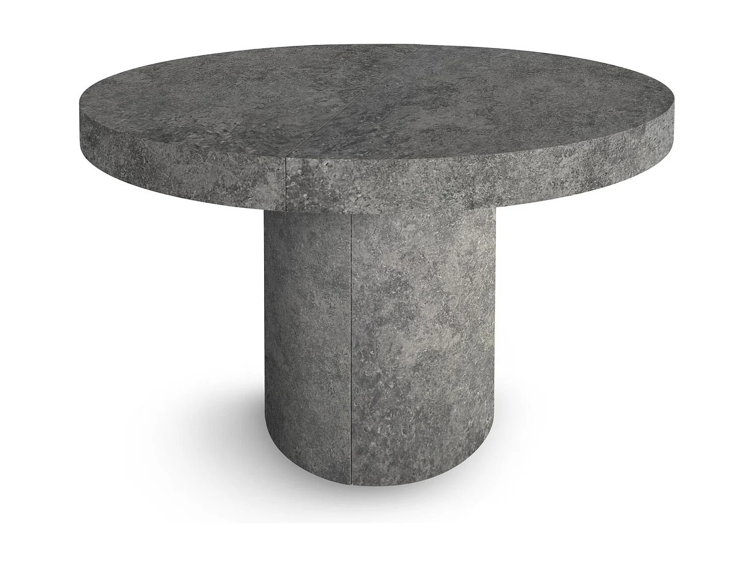 Table ronde extensible Suzie Effet Béton