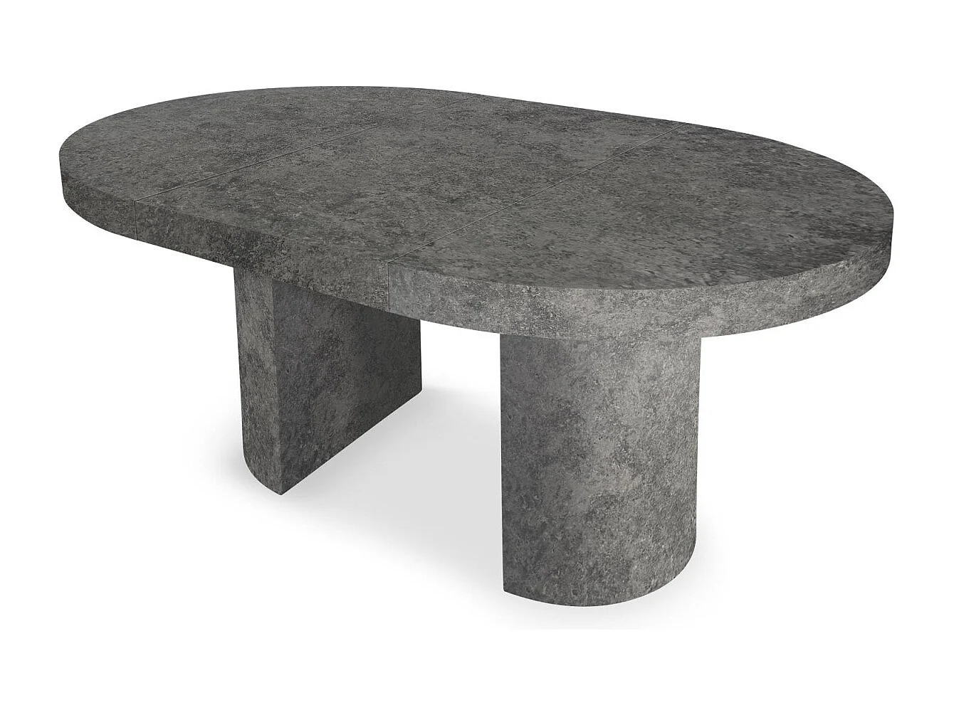 Table ronde extensible Suzie Effet Béton
