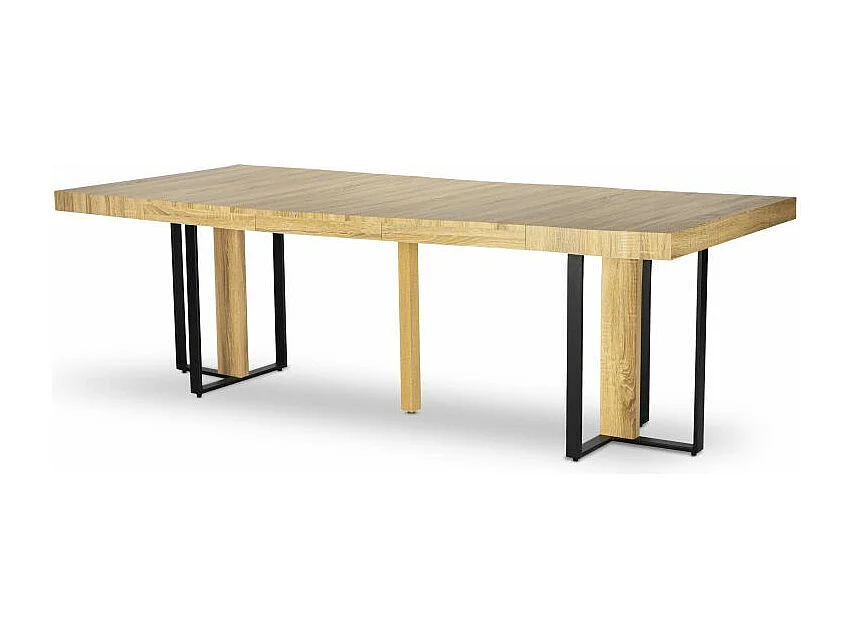 Table de Repas Extensible "Resean" 90-240cm Chêne