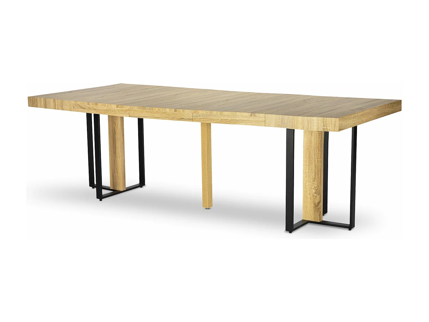 Table de Repas Extensible "Resean" 90-240cm Chêne