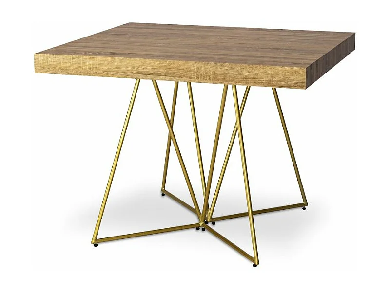 Table de Repas Extensible "Lanei" 90-240cm Chêne