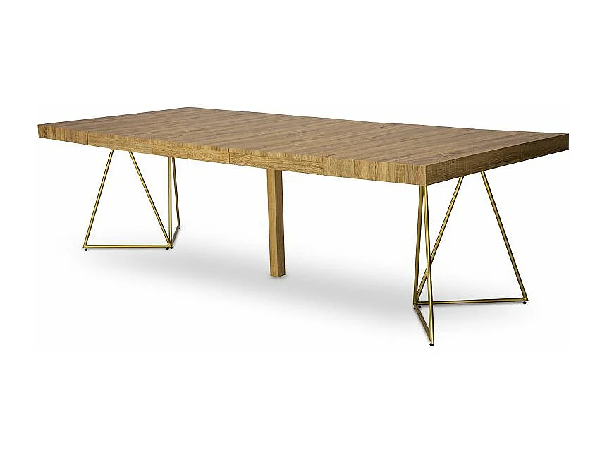 Table de Repas Extensible "Lanei" 90-240cm Chêne