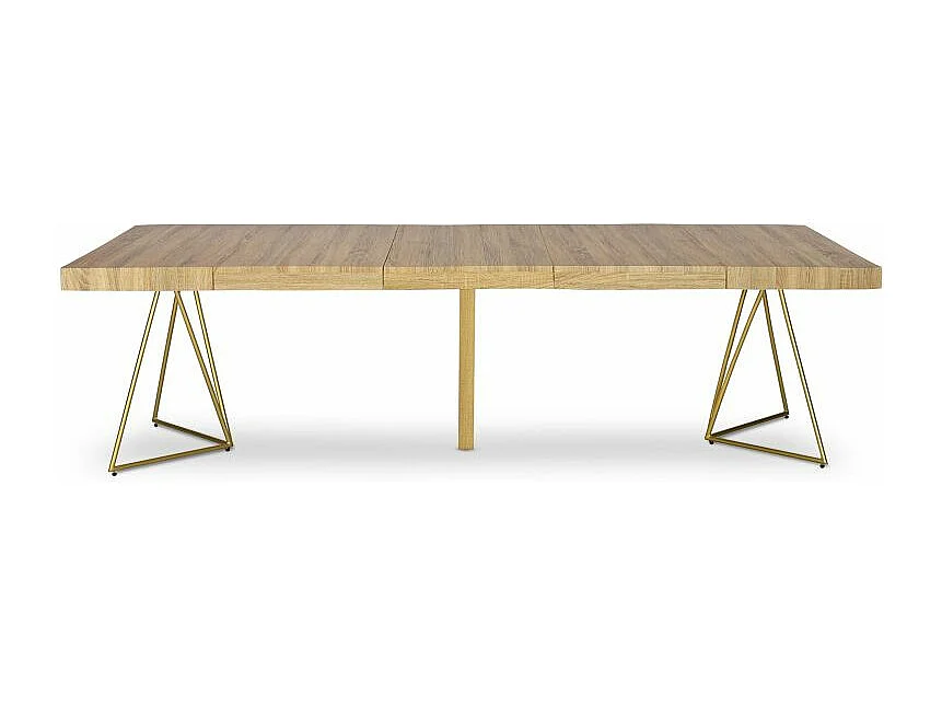 Table de Repas Extensible "Lanei" 90-240cm Chêne