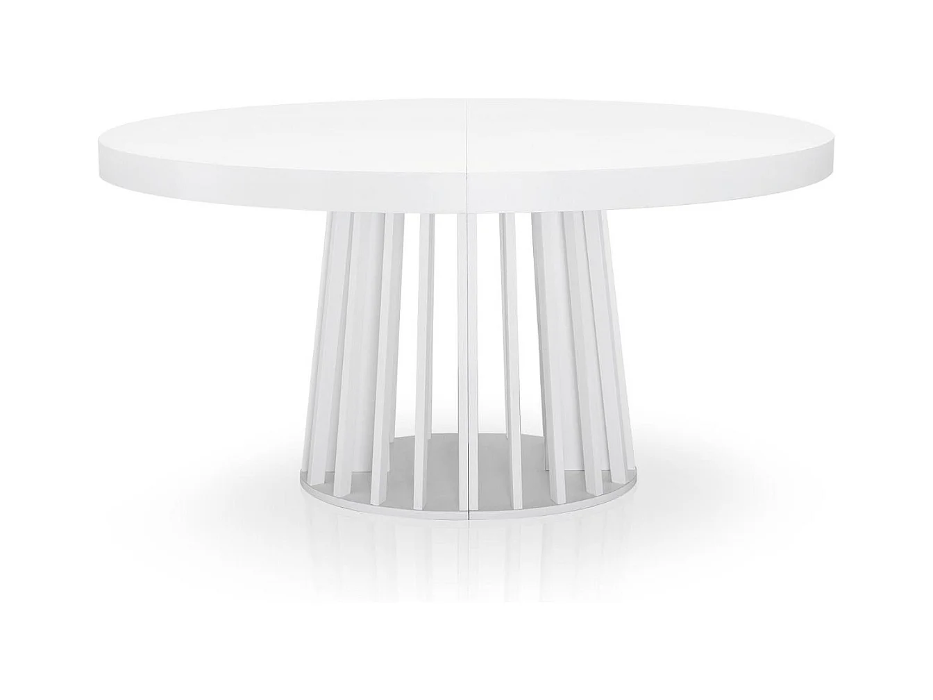 Table ovale extensible Eliza Blanc