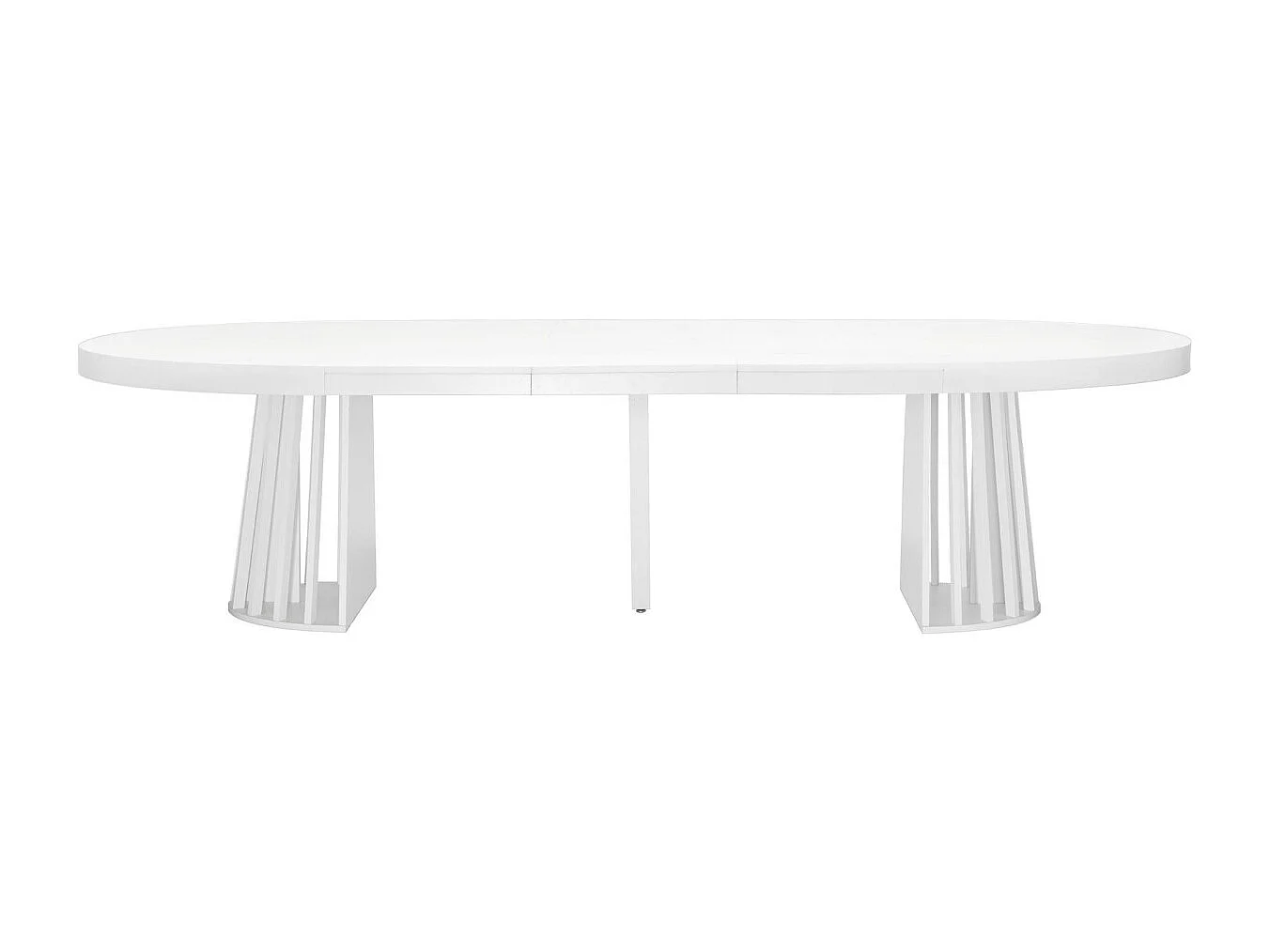 Table de Repas Extensible "Laize" 150-300cm Blanc