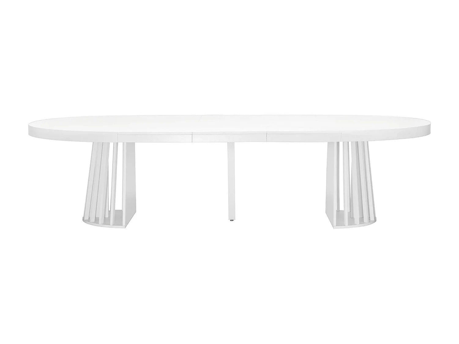 Table de Repas Extensible "Laize" 150-300cm Blanc