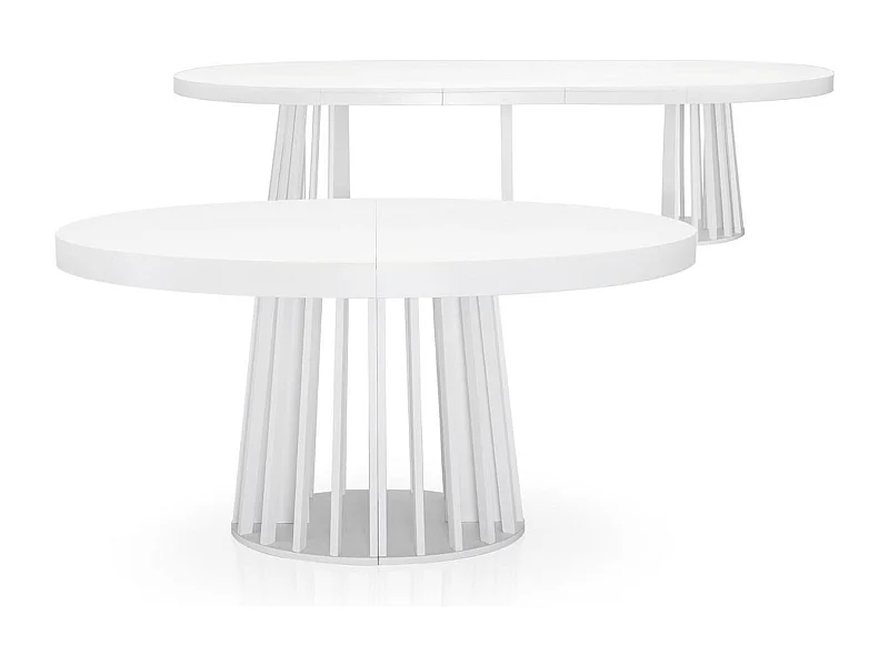 Table de Repas Extensible "Laize" 150-300cm Blanc