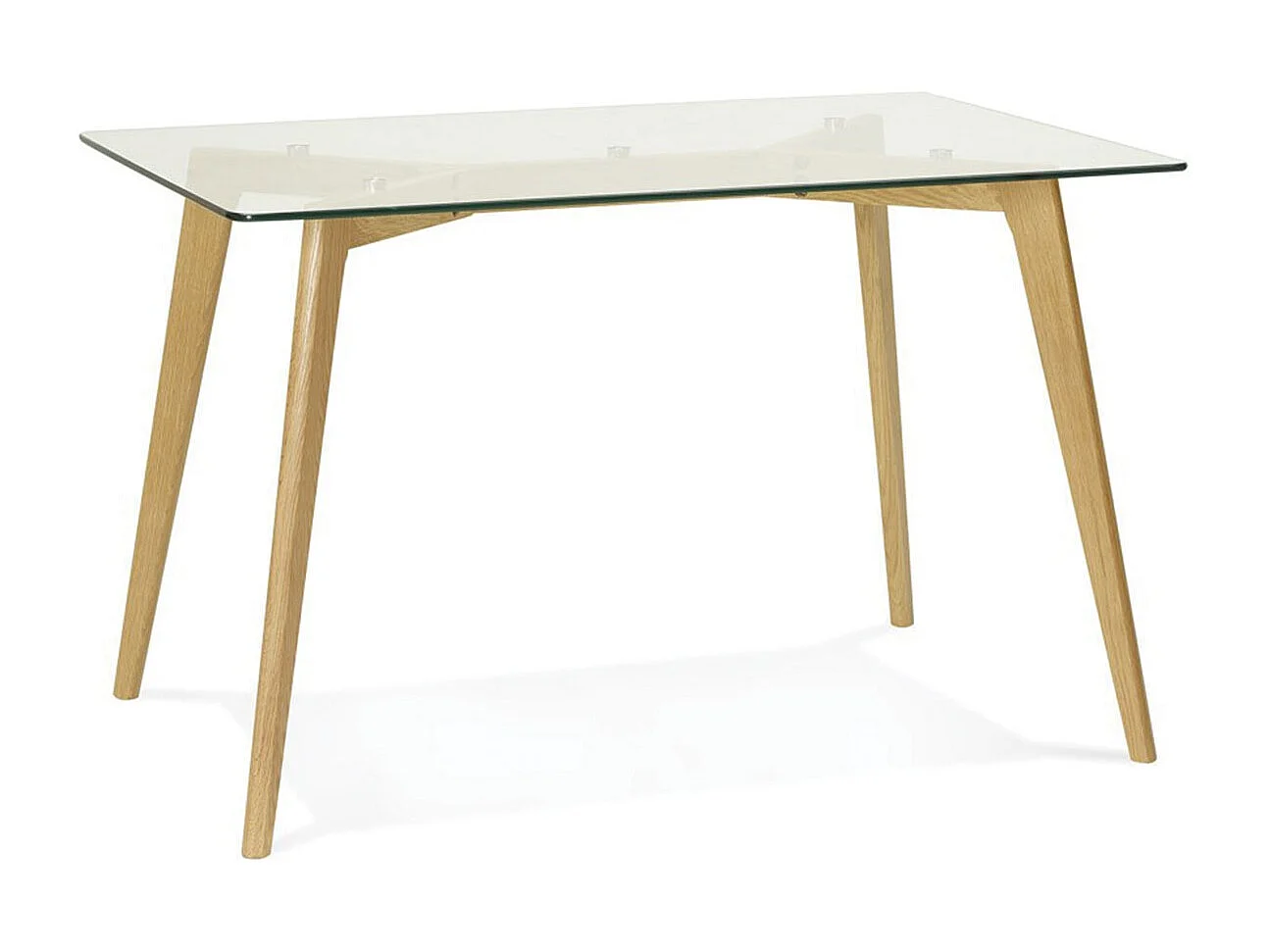 Table de Repas "Kastra" 120cm Transparent