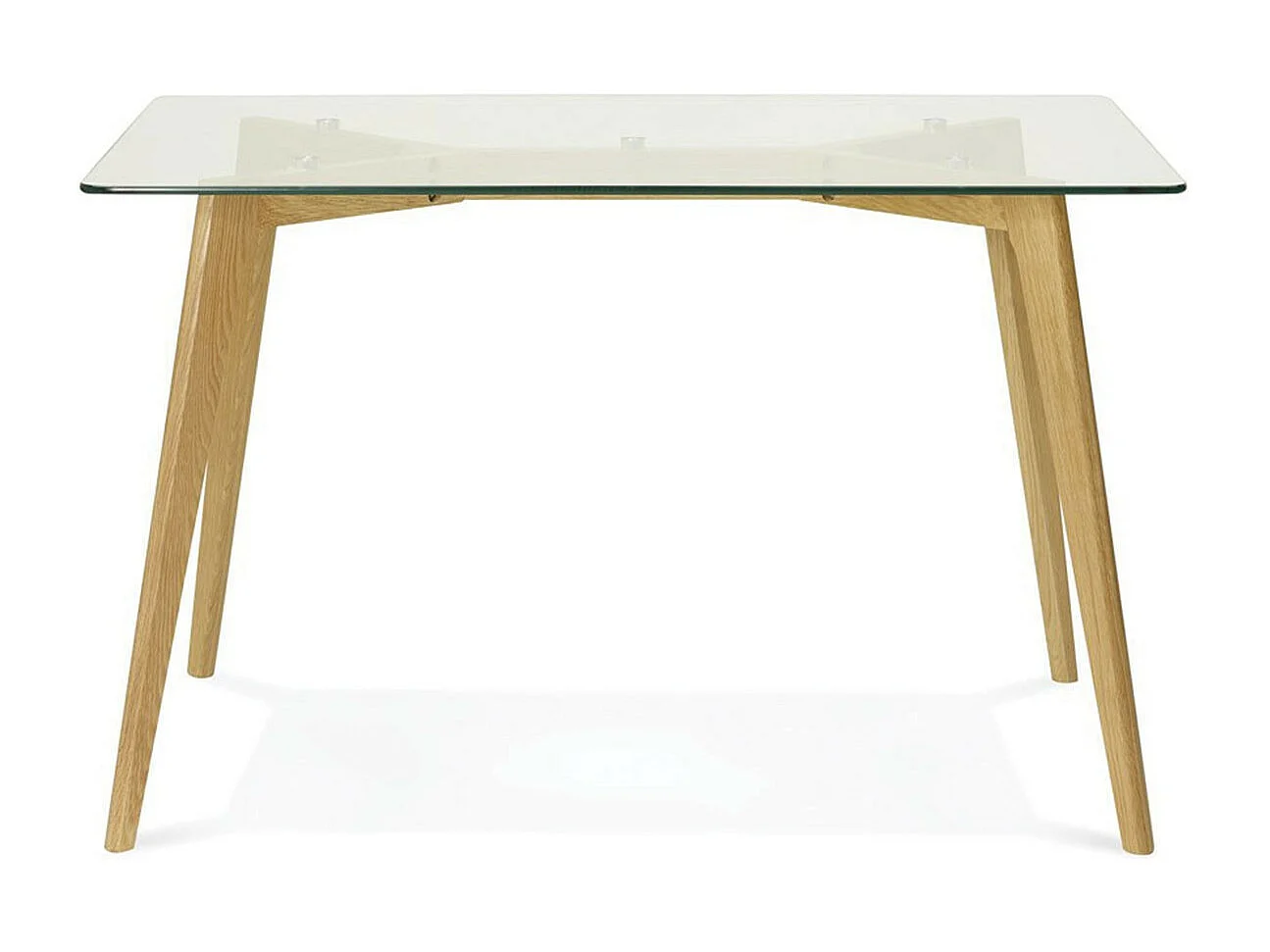 Table de Repas "Kastra" 120cm Transparent