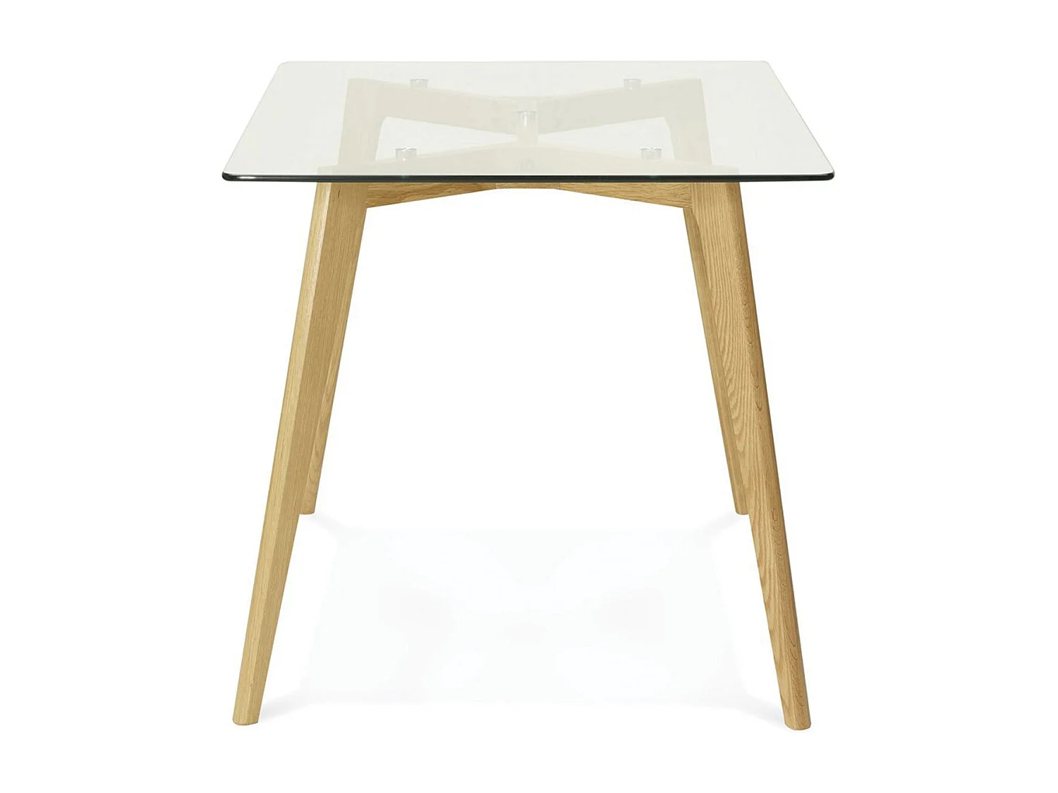 Table de Repas "Kastra" 120cm Transparent