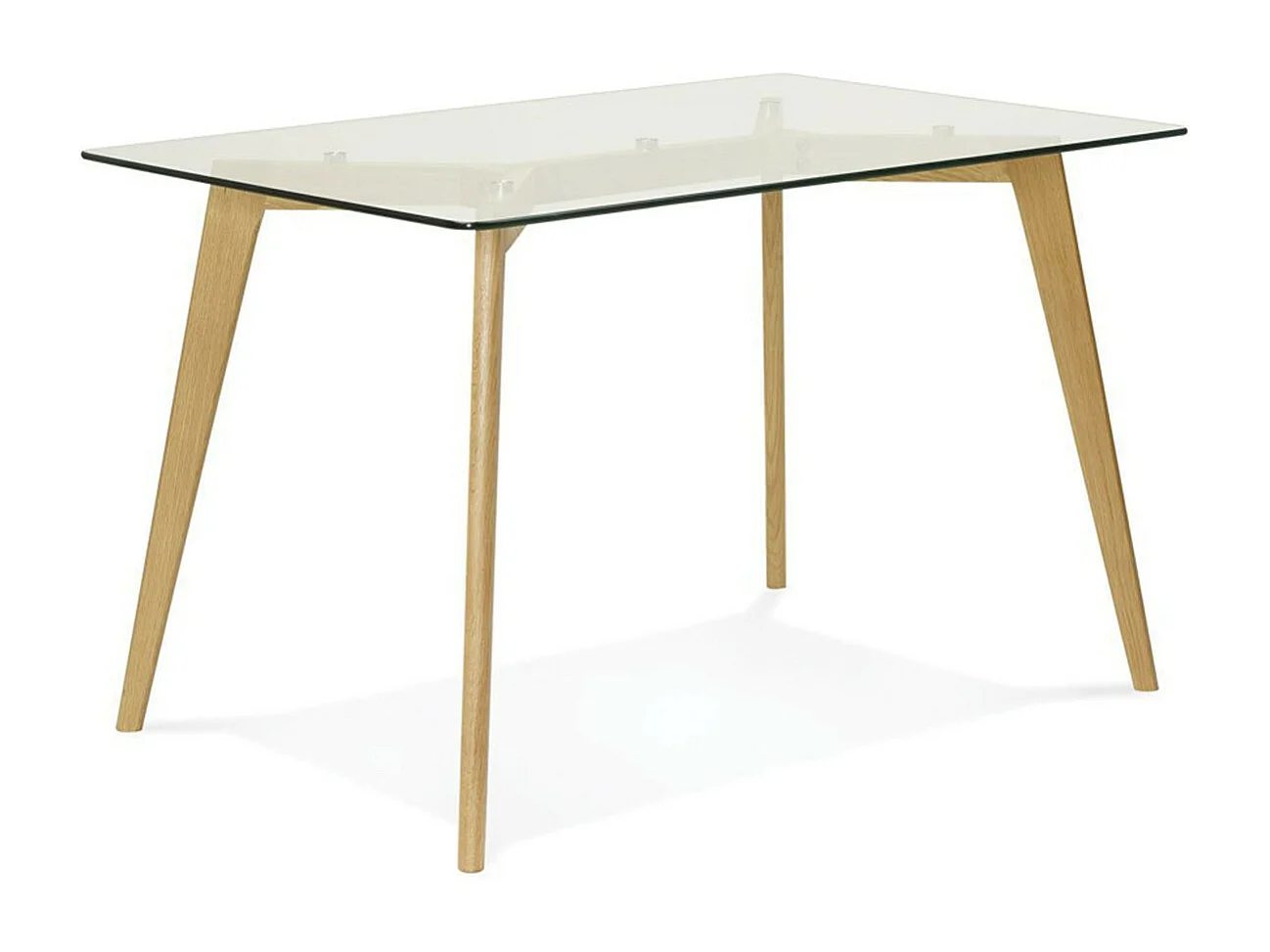Table de Repas "Kastra" 120cm Transparent