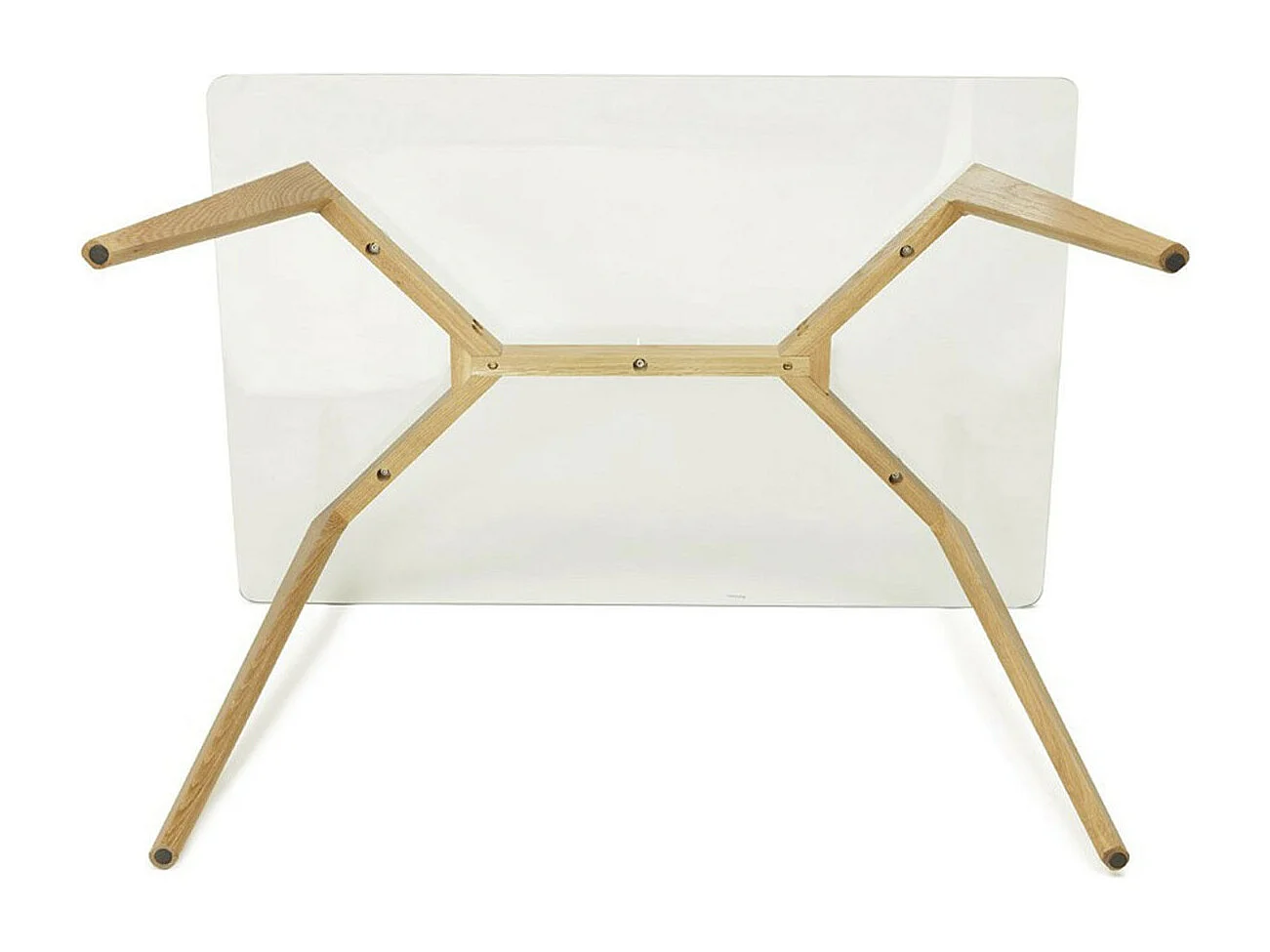 Table de Repas "Kastra" 120cm Transparent