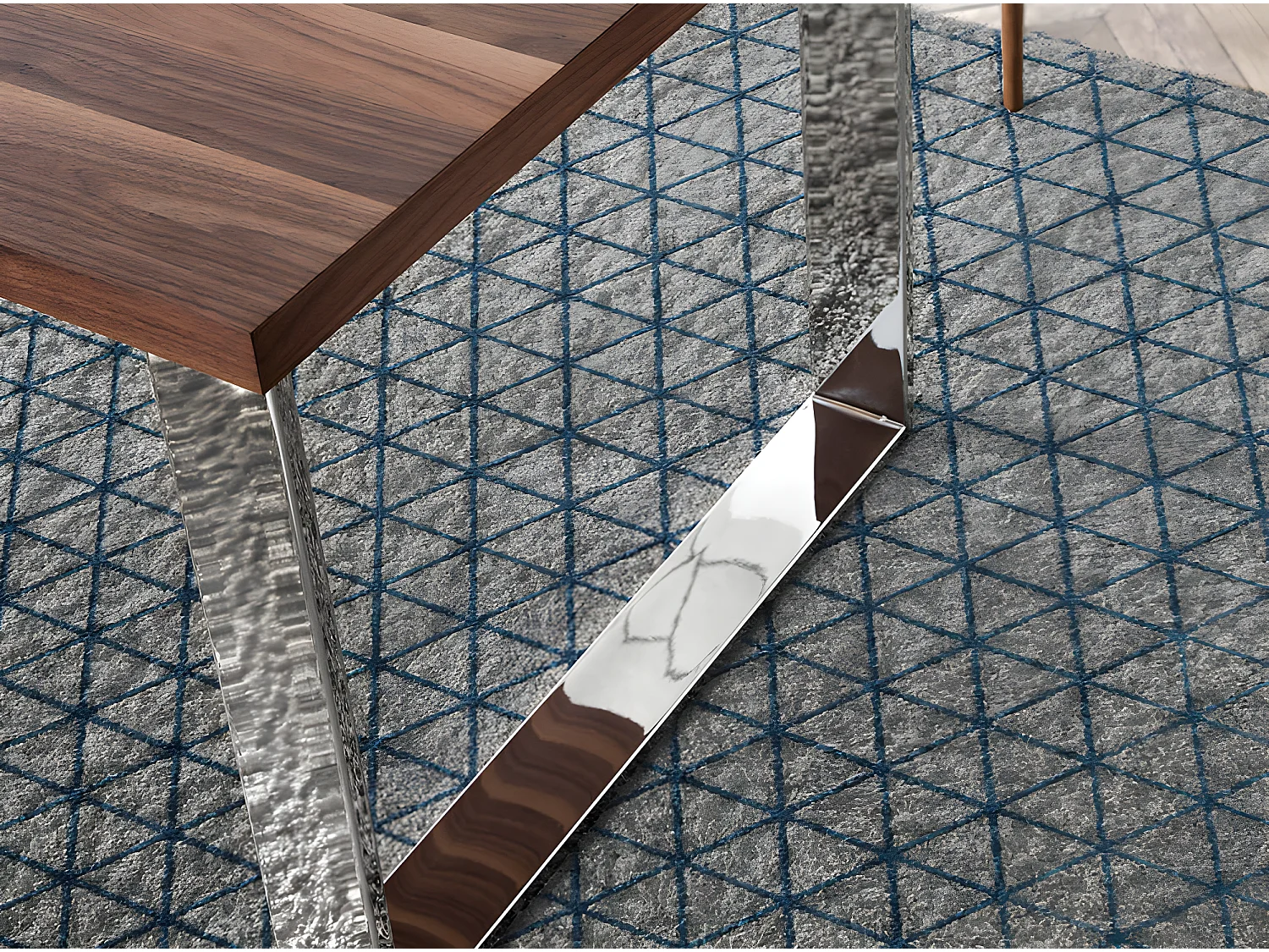 Eettafel rechthoekig walnoot fineer 1075 ANGEL CERDA