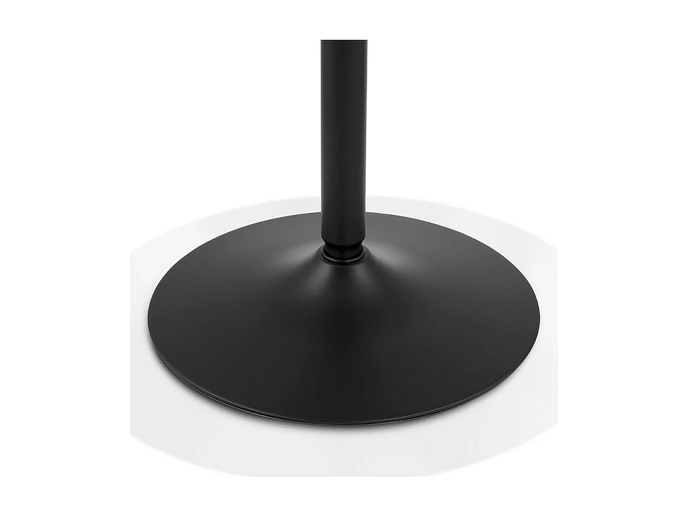 Table de Repas Design "Mivlo" 80cm Naturel & Noir