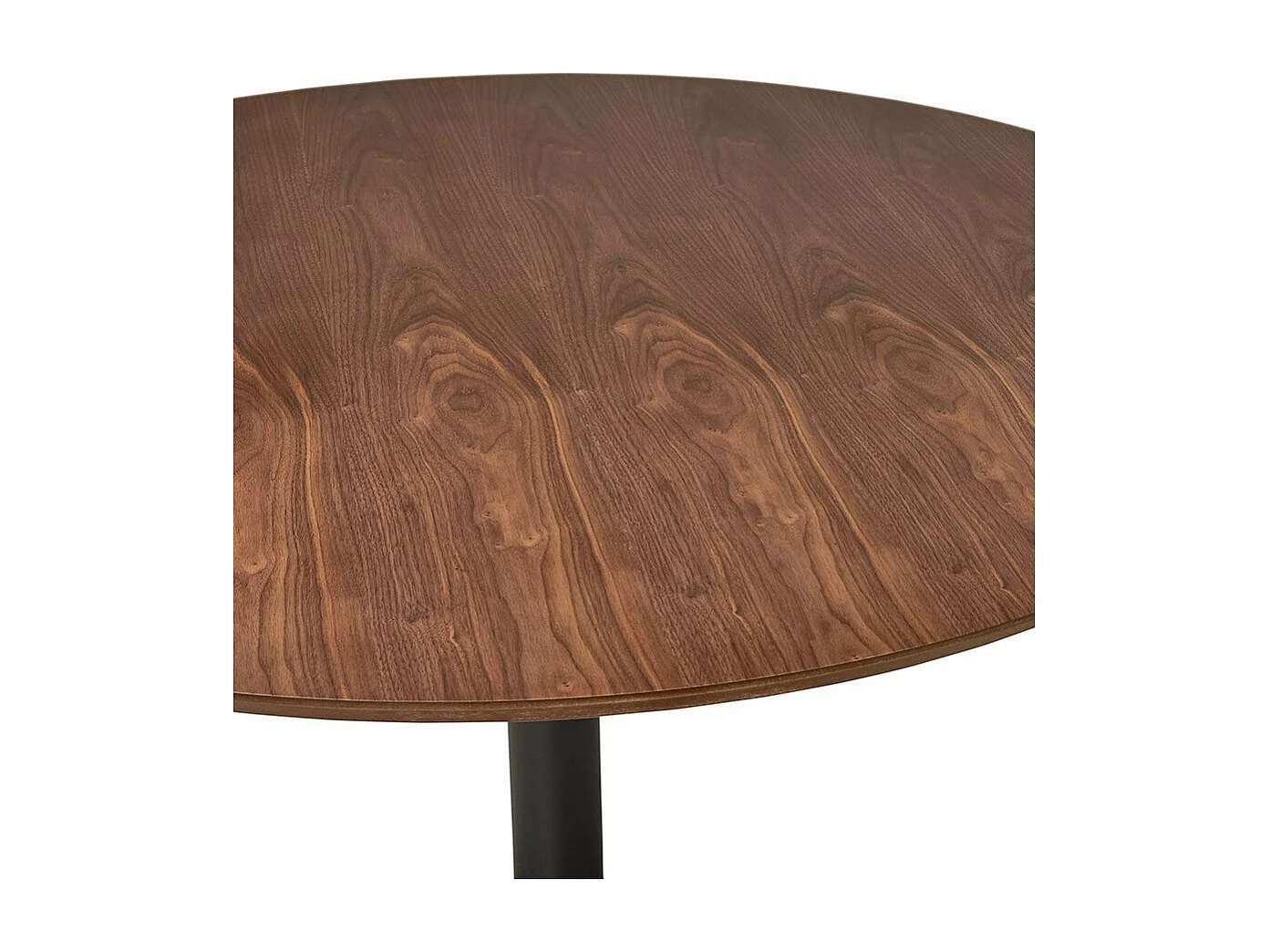 Table de Repas Design "Mescla" 90cm Noyer