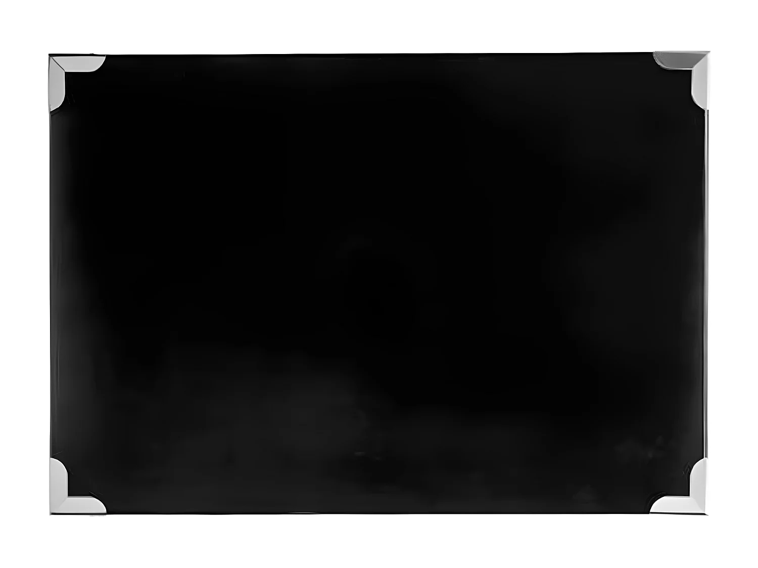 Set de 6 Boîtes de Rangement "Uni" 48cm Noir