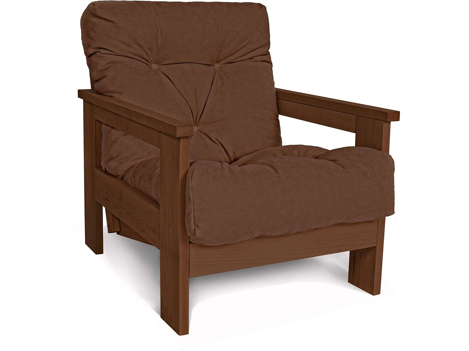 Fauteuil mexico Marron