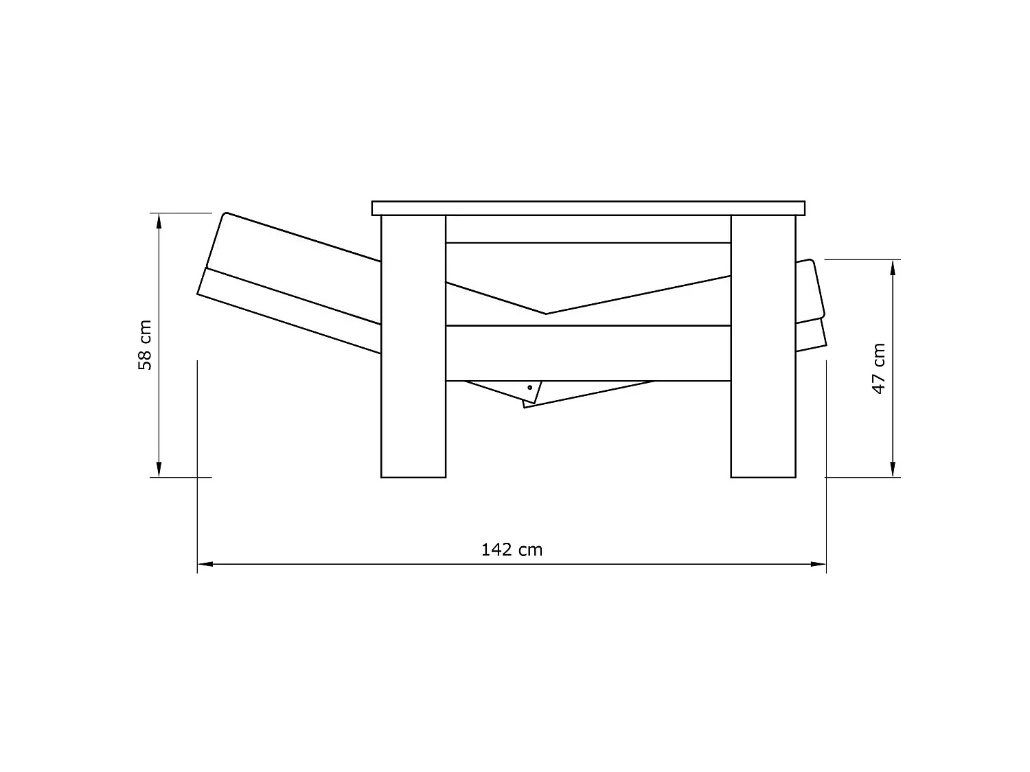 Fauteuil mexico Beige