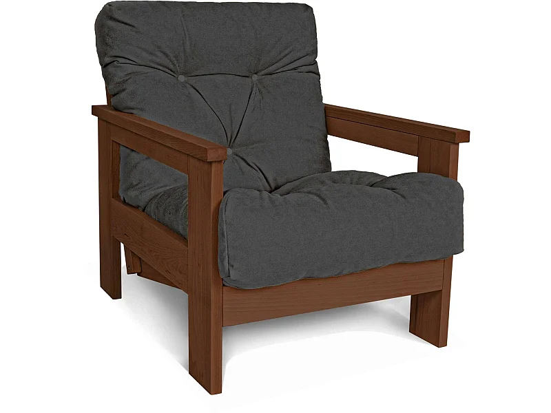 Fauteuil mexico Gris cendré