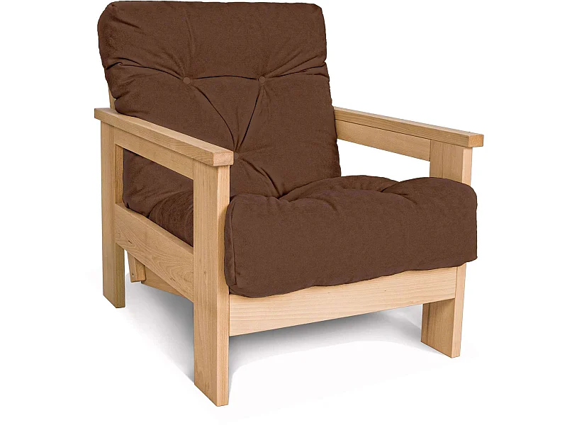 Fauteuil mexico Marron