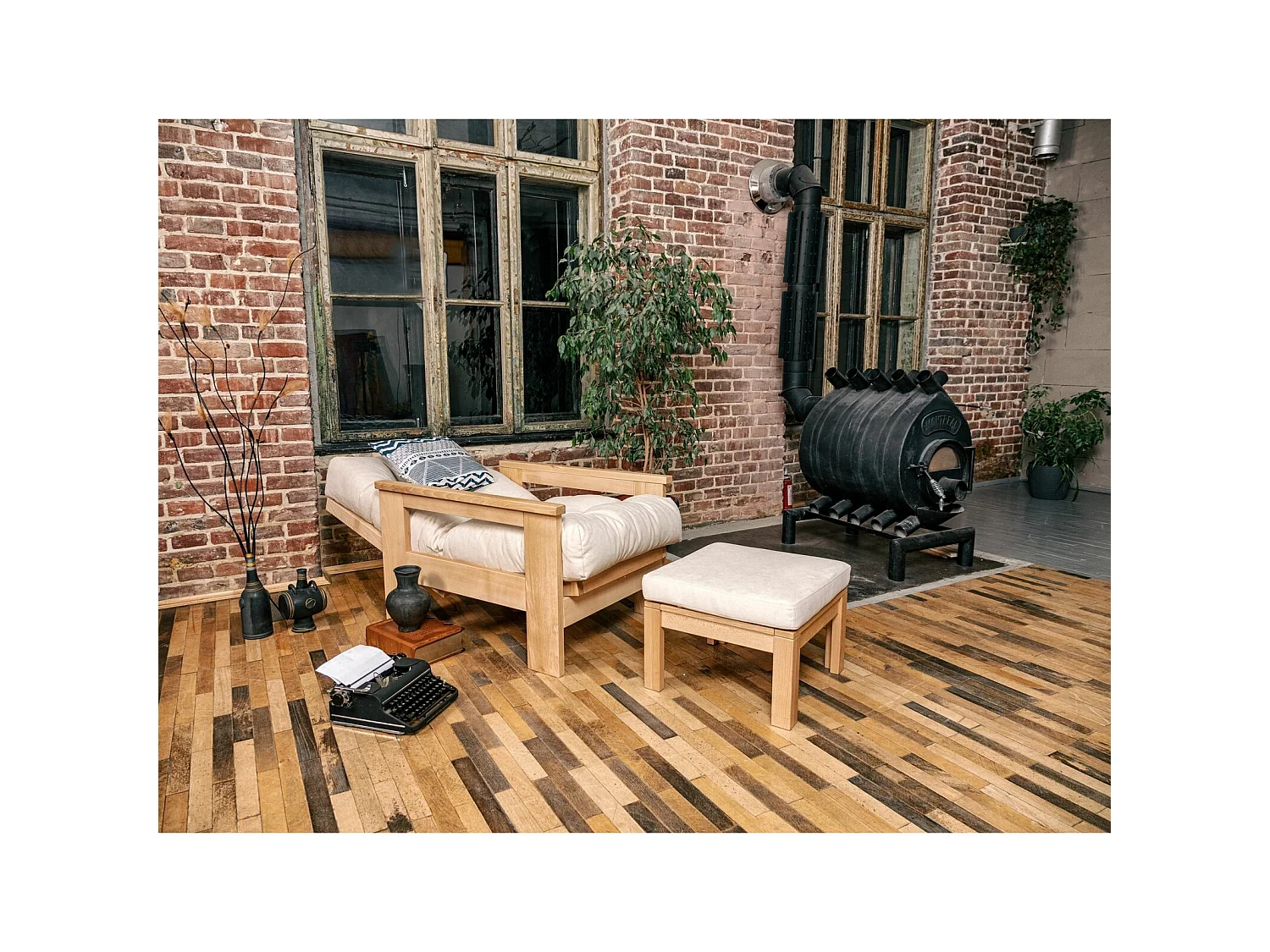 Fauteuil mexico Beige