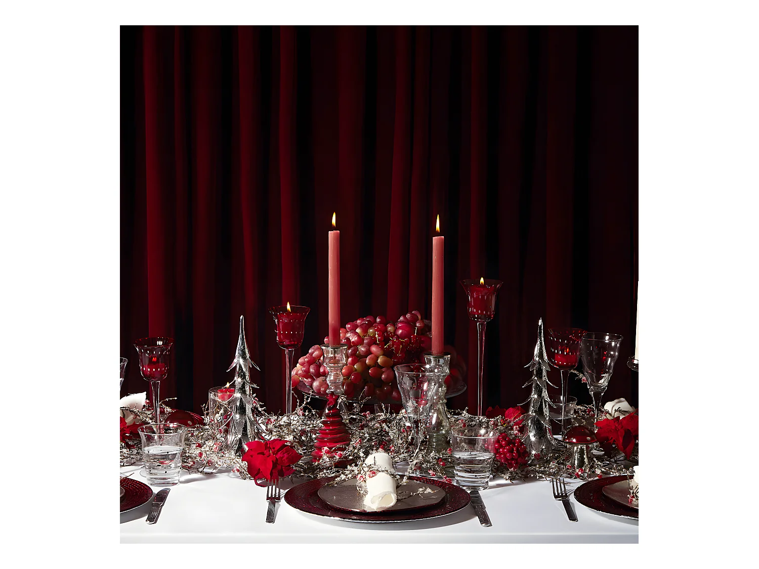 Assiette de Présentation - Rouge