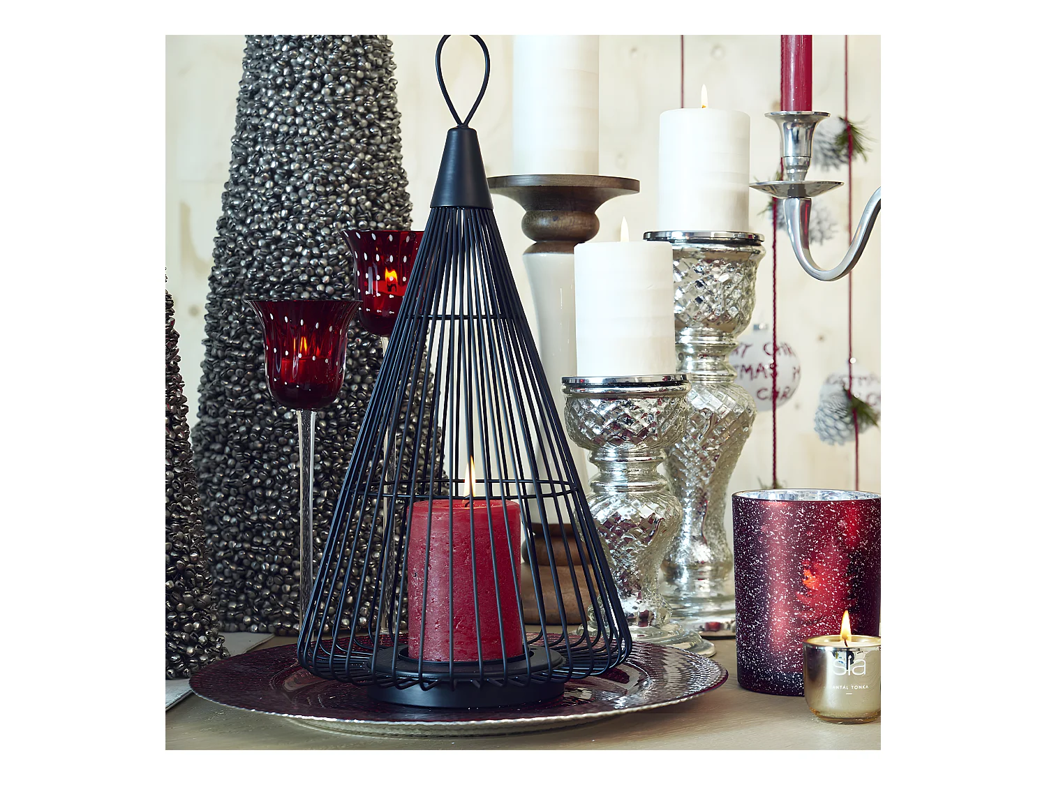 Assiette de Présentation - Rouge