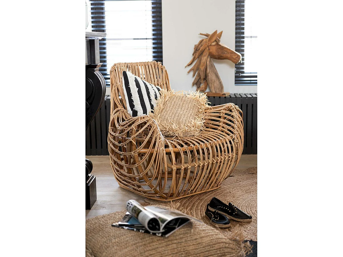Fauteuil Mayport en Rotin
