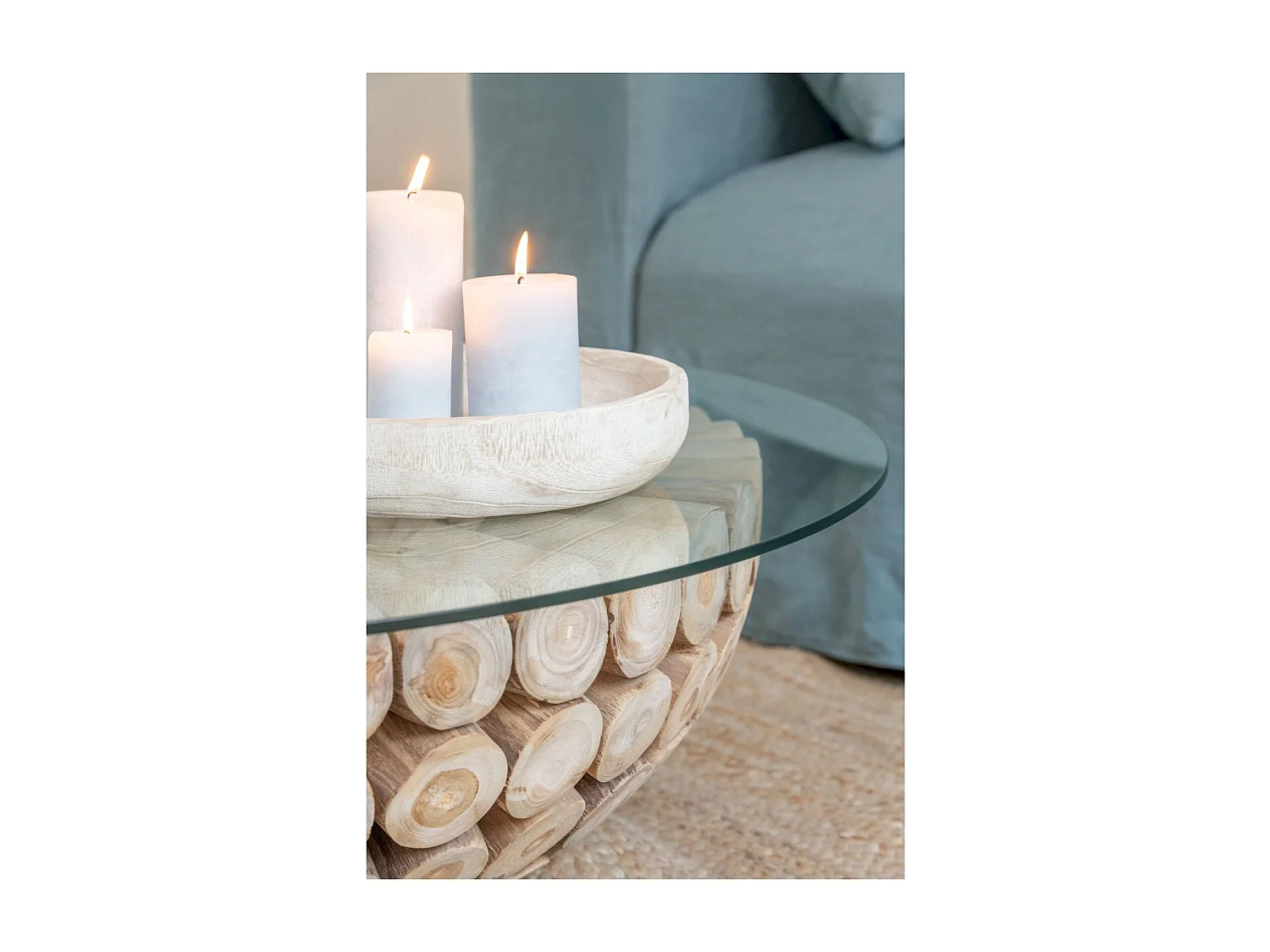 Table basse Glasford en Bois