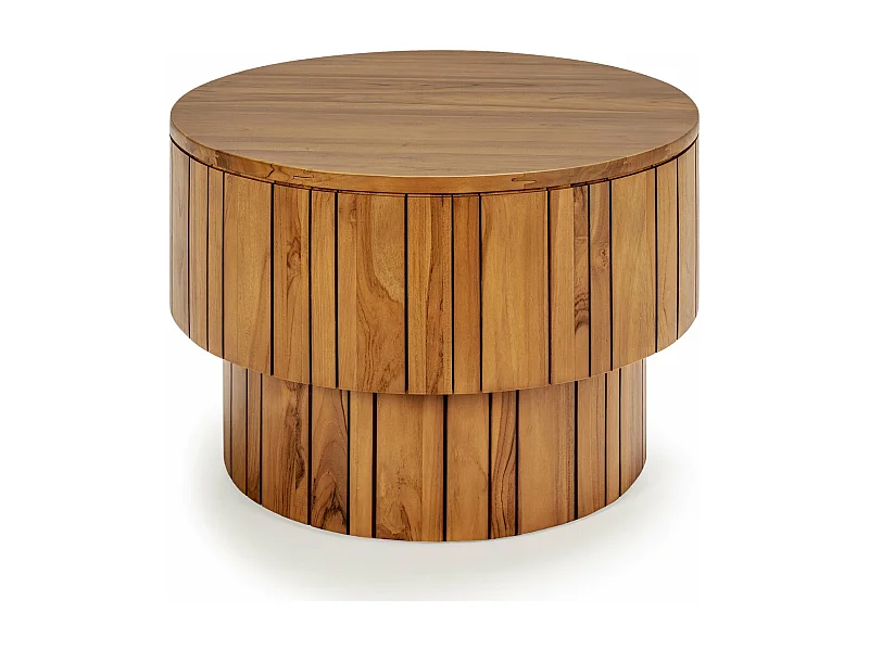 Table à café Bois de Teck Naturel
