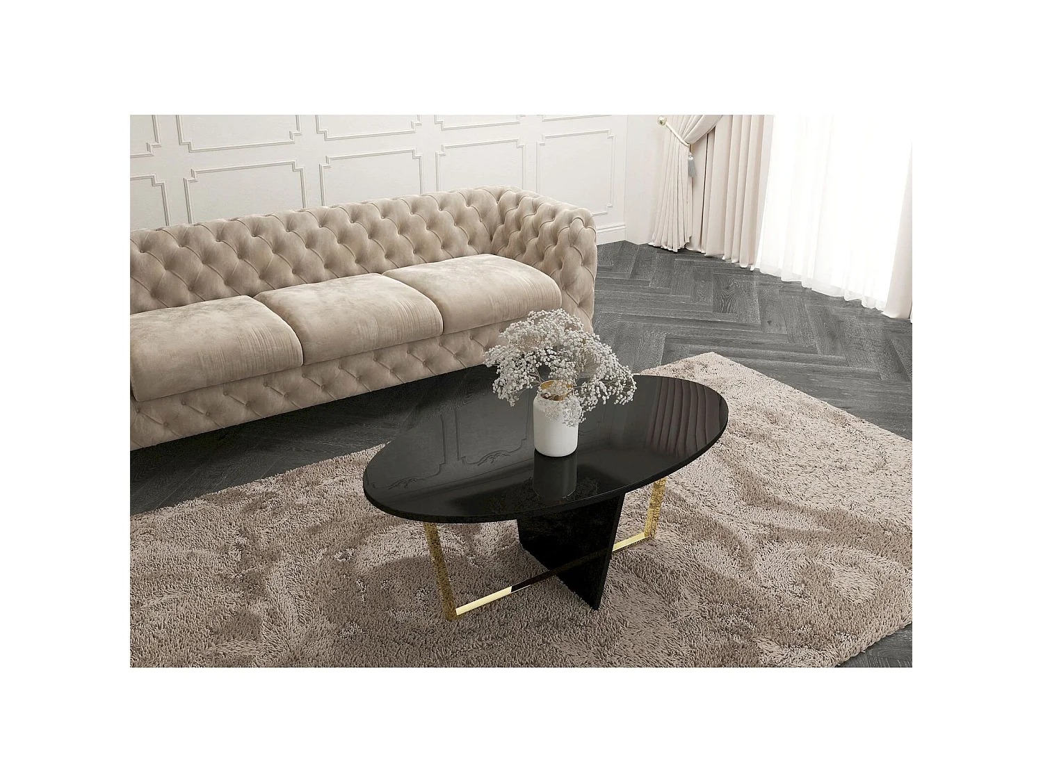 Table basse Rocket 110 x 60 x 45,5 cm Bois