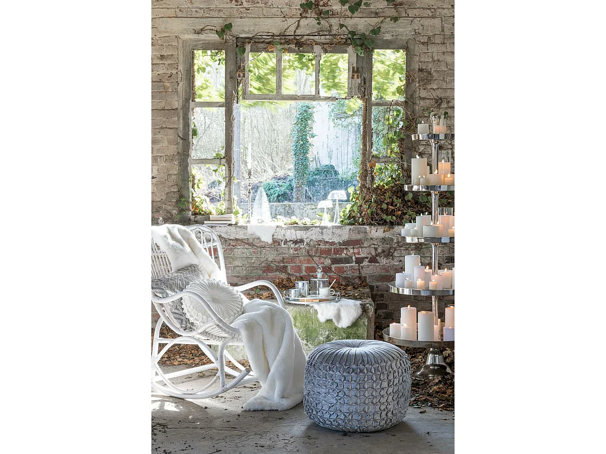 Fauteuil à bascule Manchester en Rotin