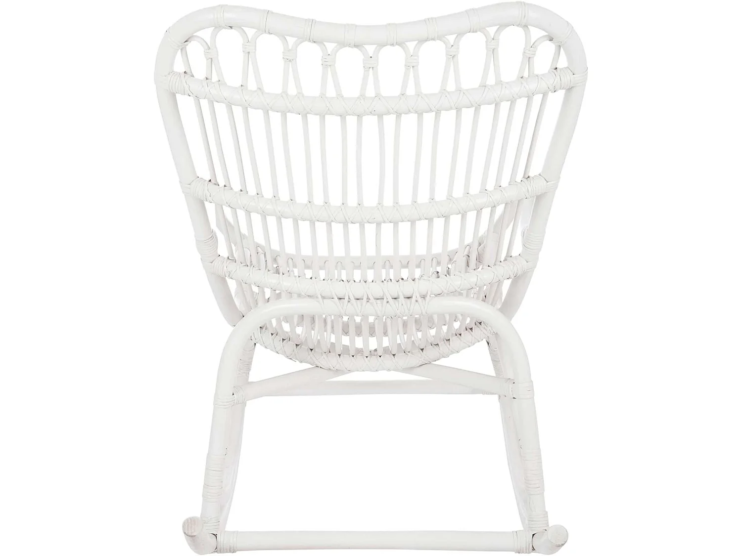 Fauteuil à bascule Manchester en Rotin