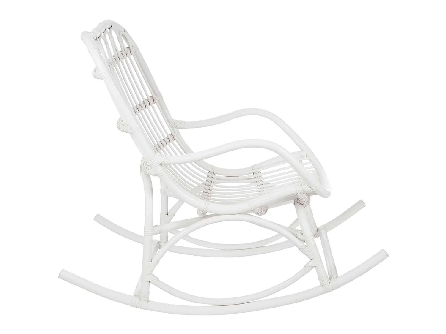 Fauteuil à bascule Manchester en Rotin