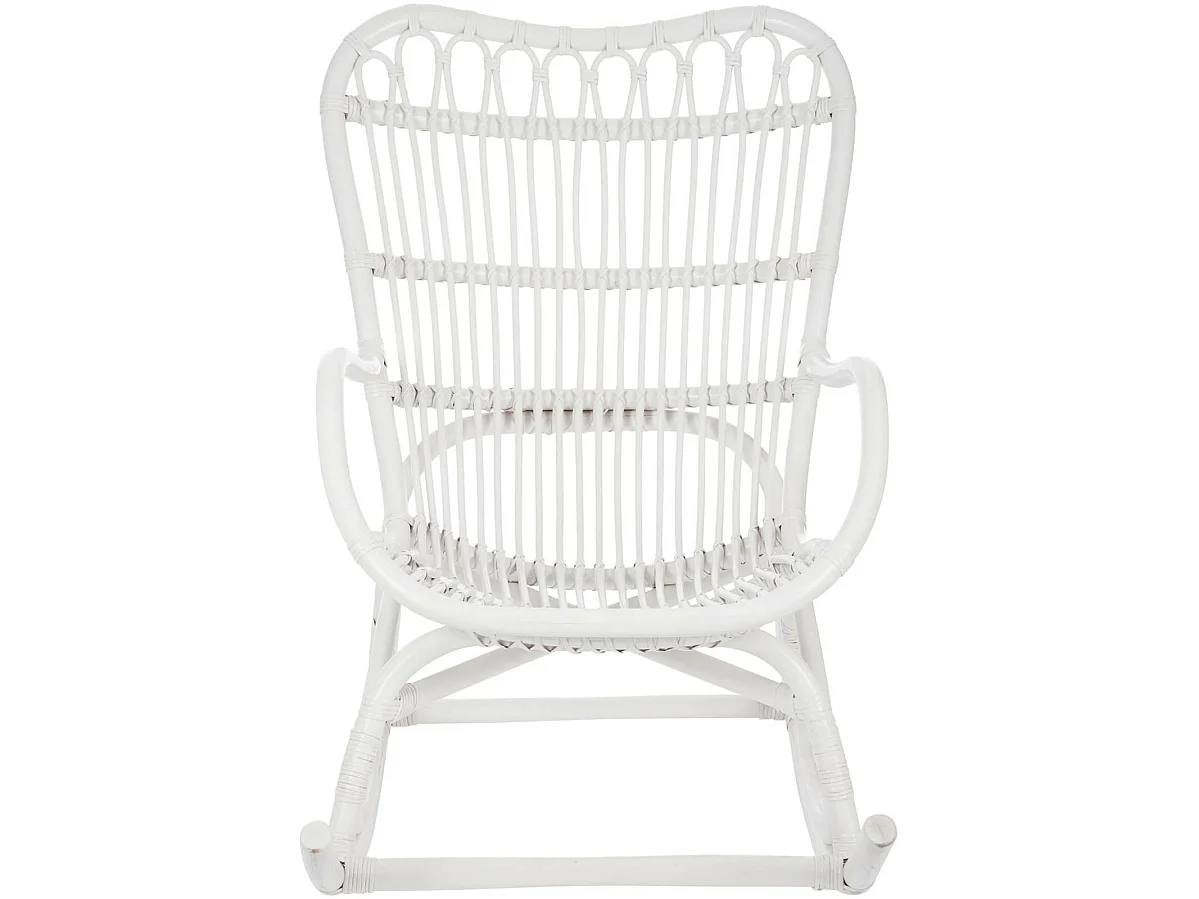 Fauteuil à bascule Manchester en Rotin