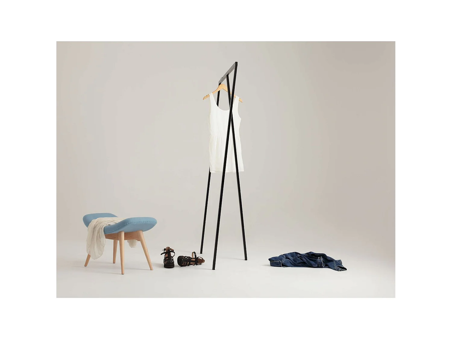 Porte-manteaux Kaya L 100 x 40 x 173 cm