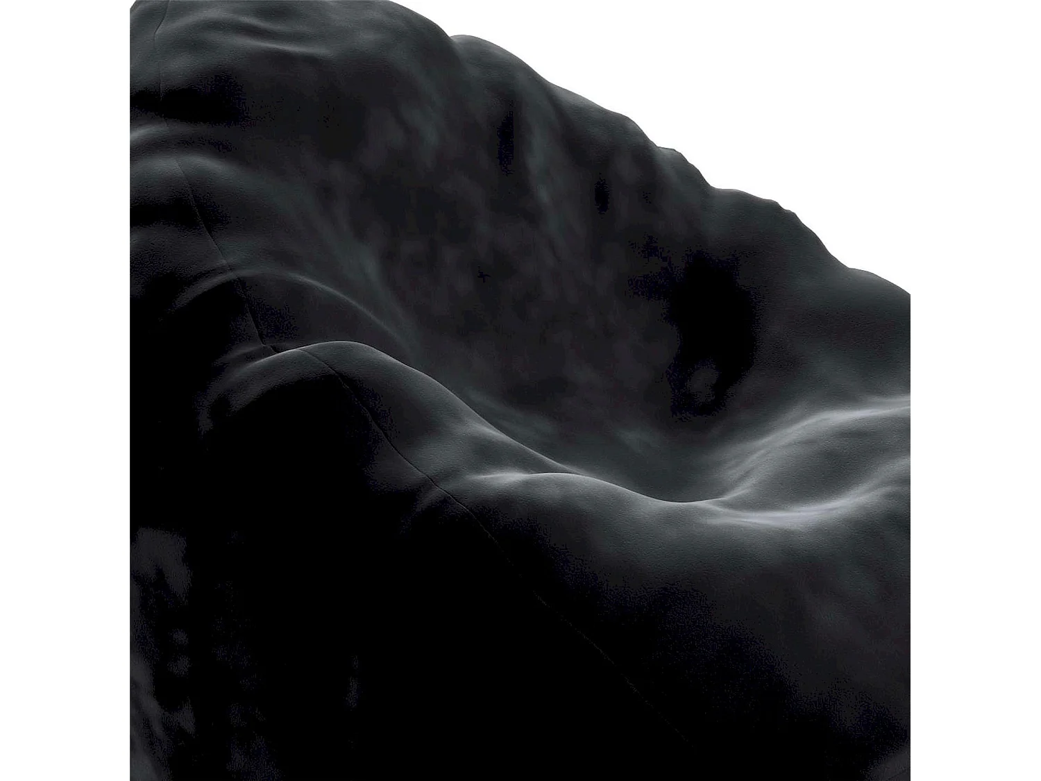 Pouf Sweet Drop Posh Velvet en velours - 80 x 80 x 115 cm