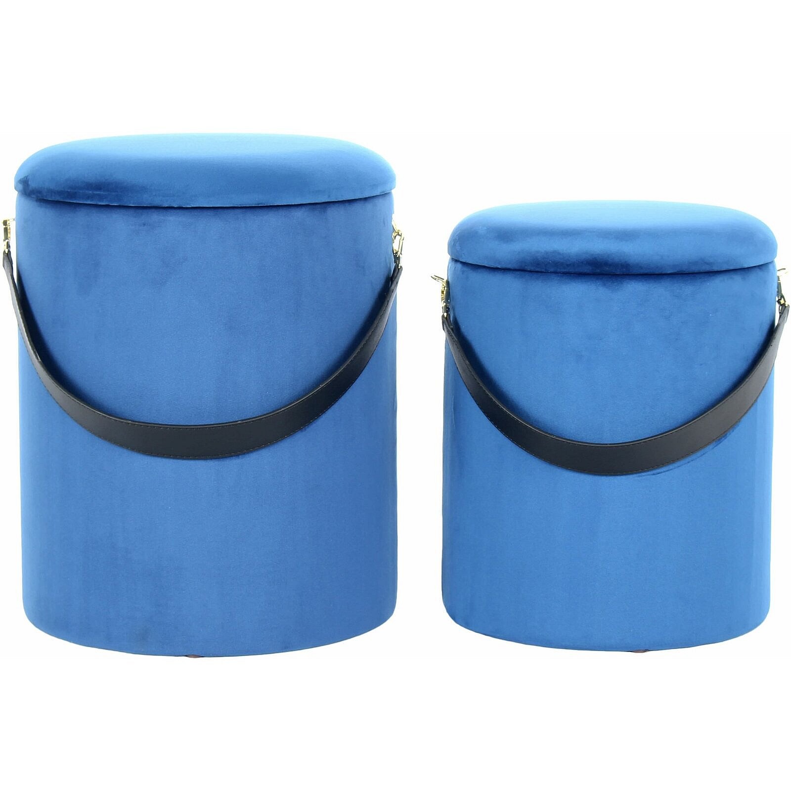 Poufs gigognes arabella (lot de 2)