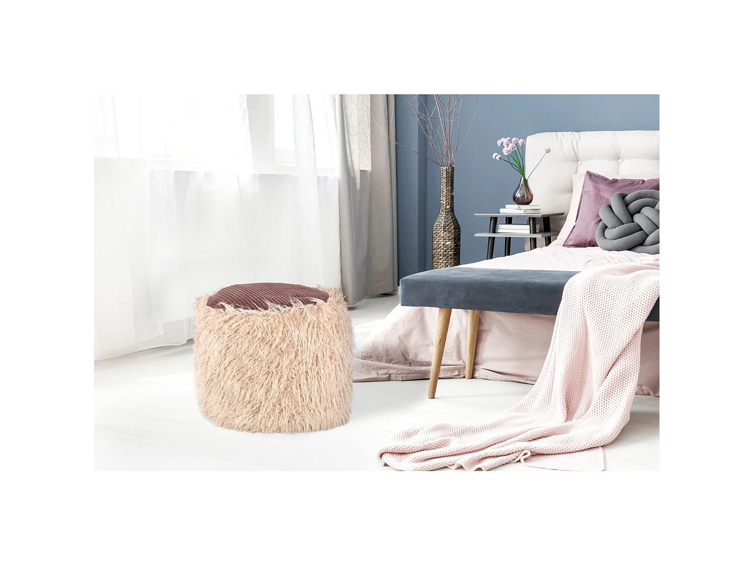 Pouf fourrure fur 125