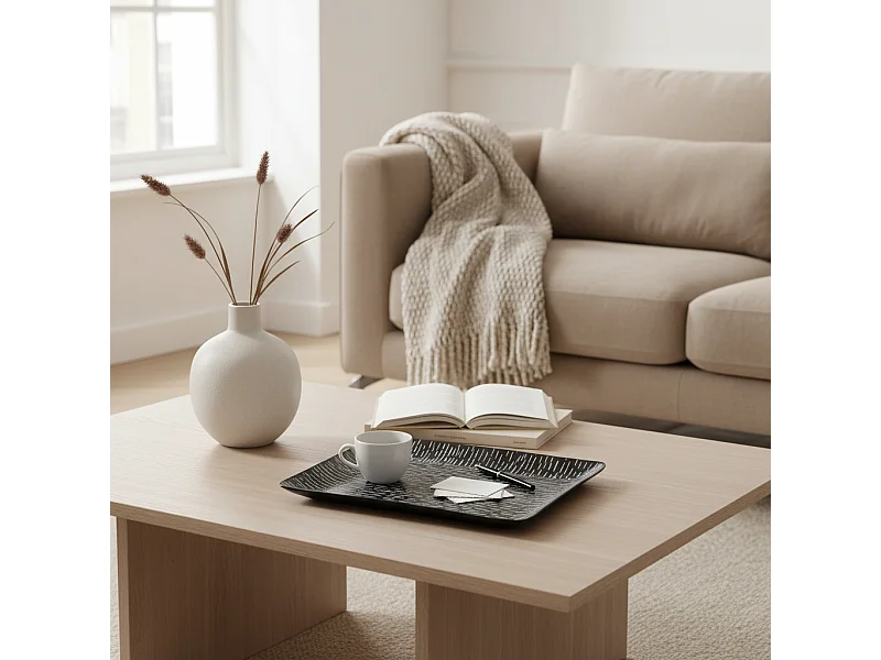 Plateau décoratif Code - Noir