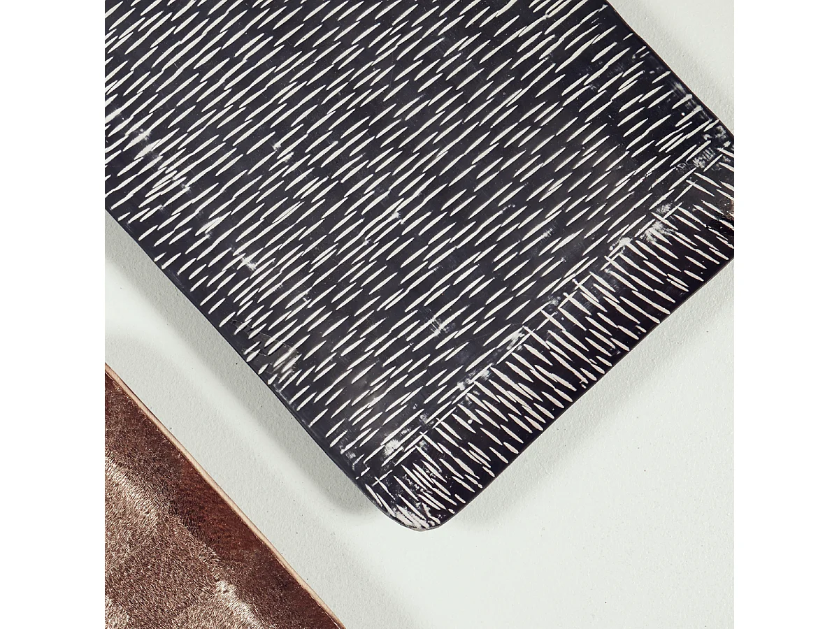 Plateau décoratif Code - Noir